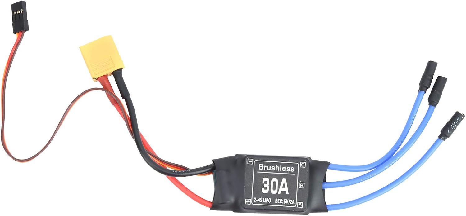 TOPINCN RC Aircraft Speed Controller, Aircraft Brushless ESC for RC Remote Control Drone Helicopter FPV Electric Speed Controllers