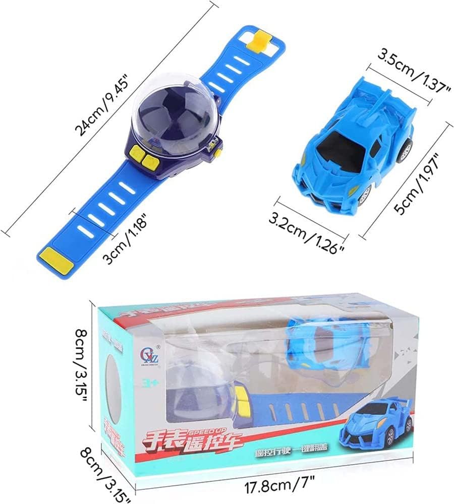 Reloj de césped de nieve actualizado 2023, reloj de hierba de nieve, juguete de automóvil a control remoto, reloj de automóvil con control remoto.