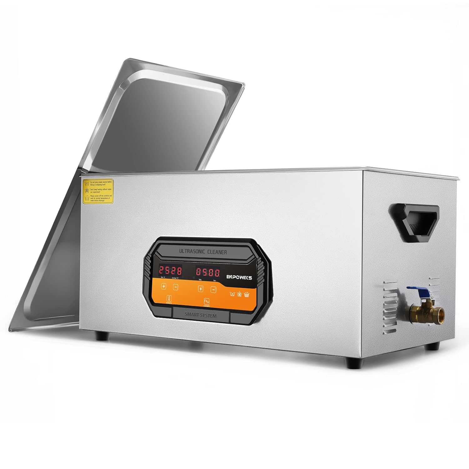 Limpiador ultrasónico profesional de 30L, 600W limpiador ultrasónico de piezas con temporizador de calentador, máquina de limpieza ultrasónica de 40