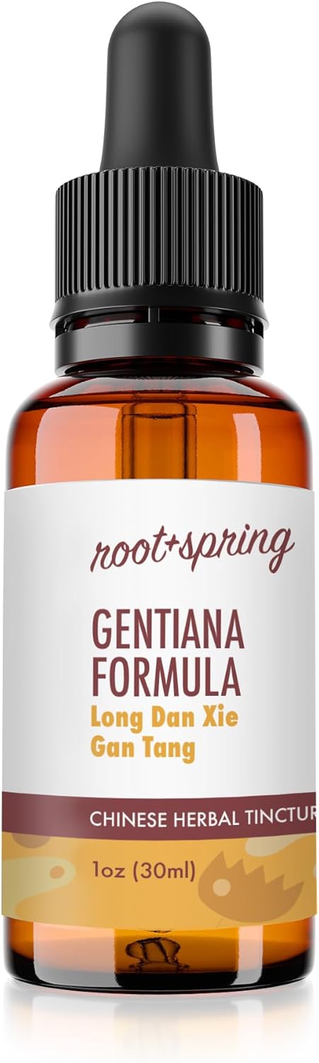 Gentiana Formula – Long Dan Xie Gan Tang – Tintura de hierbas Long Dan Xie Gan Wan (extracto líquido) – Concentrado con cuentagotas – Suplemento