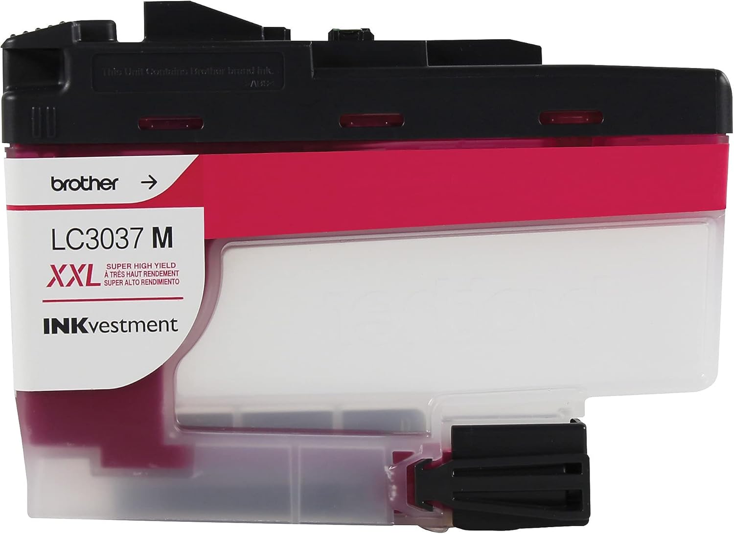 Brother LC3037M original cartucho de tinta magenta de alto rendimiento para tanques de tinta, rendimiento de página de hasta 1500 páginas, LC3037,