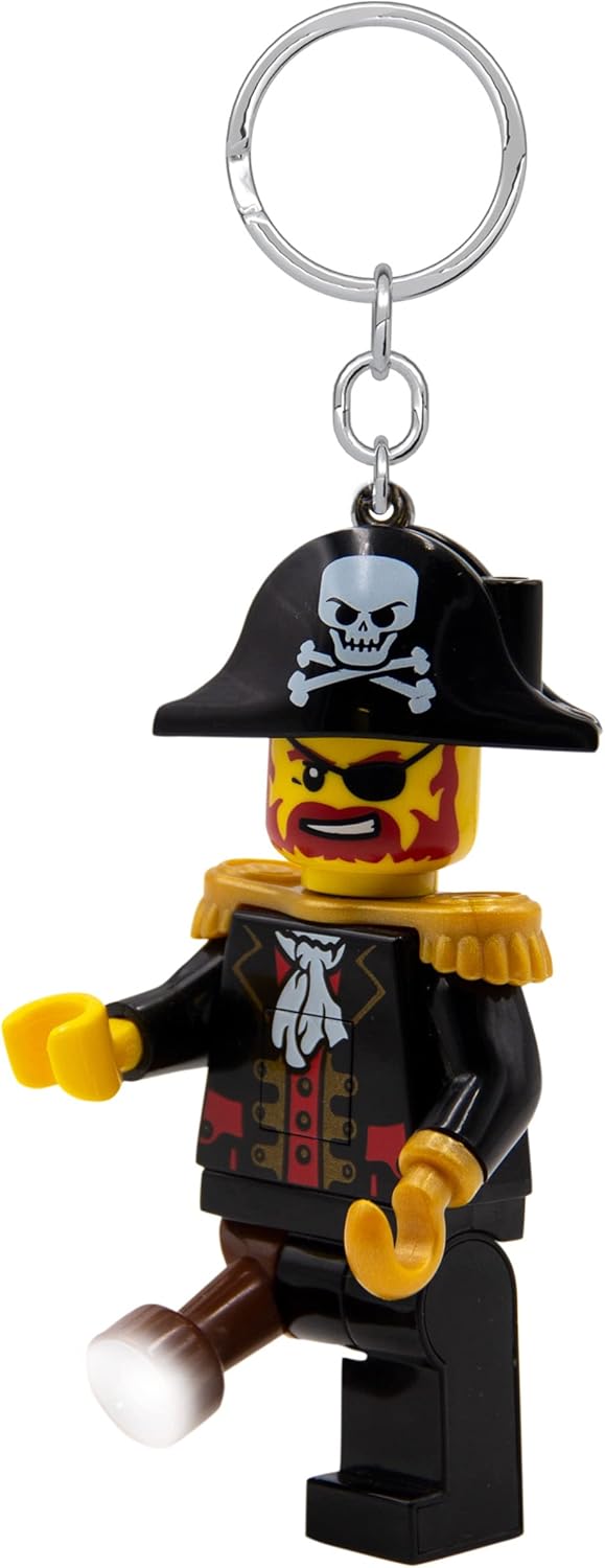 Lego – Linterna LED icónica para fanáticos icónicos, juguete novedoso para niños, figura de 2.992 in, 2 pilas CR2025 incluidas, Negro -, Talla