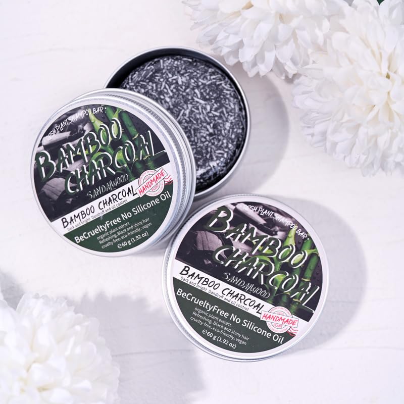 OFIGAS 2 barras inversas de cabello gris, barra inversa gris, barra de champú para oscurecer el cabello, champú de barra de cabello gris inverso,
