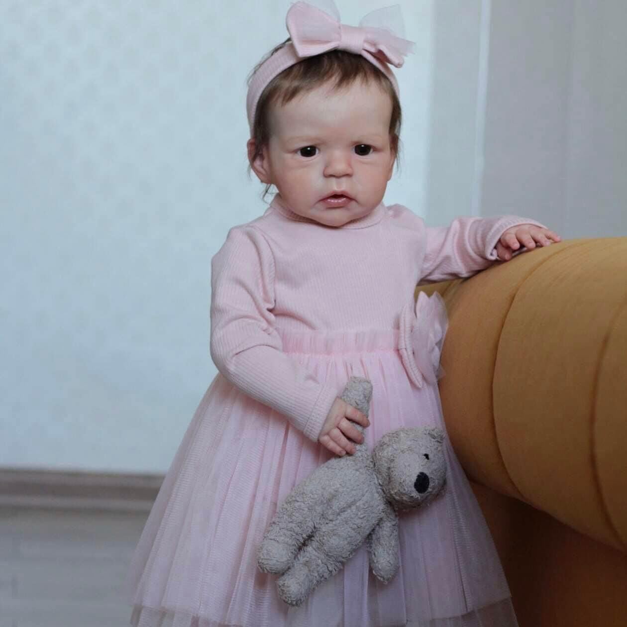cosheng Reborn Toddler Girl – Muñecas de bebé realistas de 24 pulgadas, muñeca Reborn de silicona suave con venas realistas para niños a partir de 3