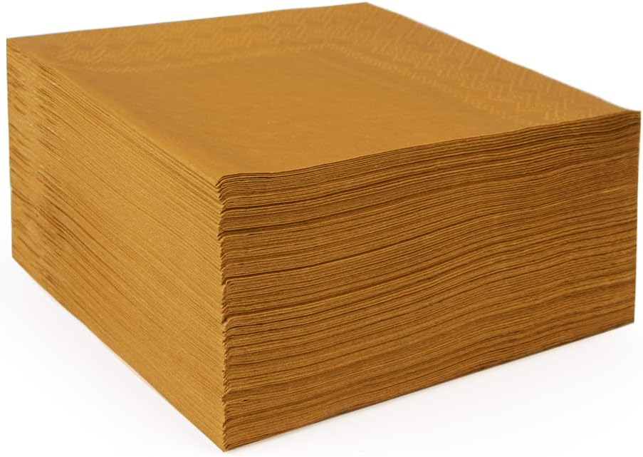 Paquete de 100 servilletas de cóctel desechables de papel, servilletas de cóctel de cena, para bar, cafetería, restaurante, Navidad, cumpleaños,