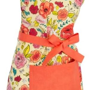 Boston International Delantal con pechera para mujer con bolsillo Boston International Delantal con pechera para mujer con bolsillo