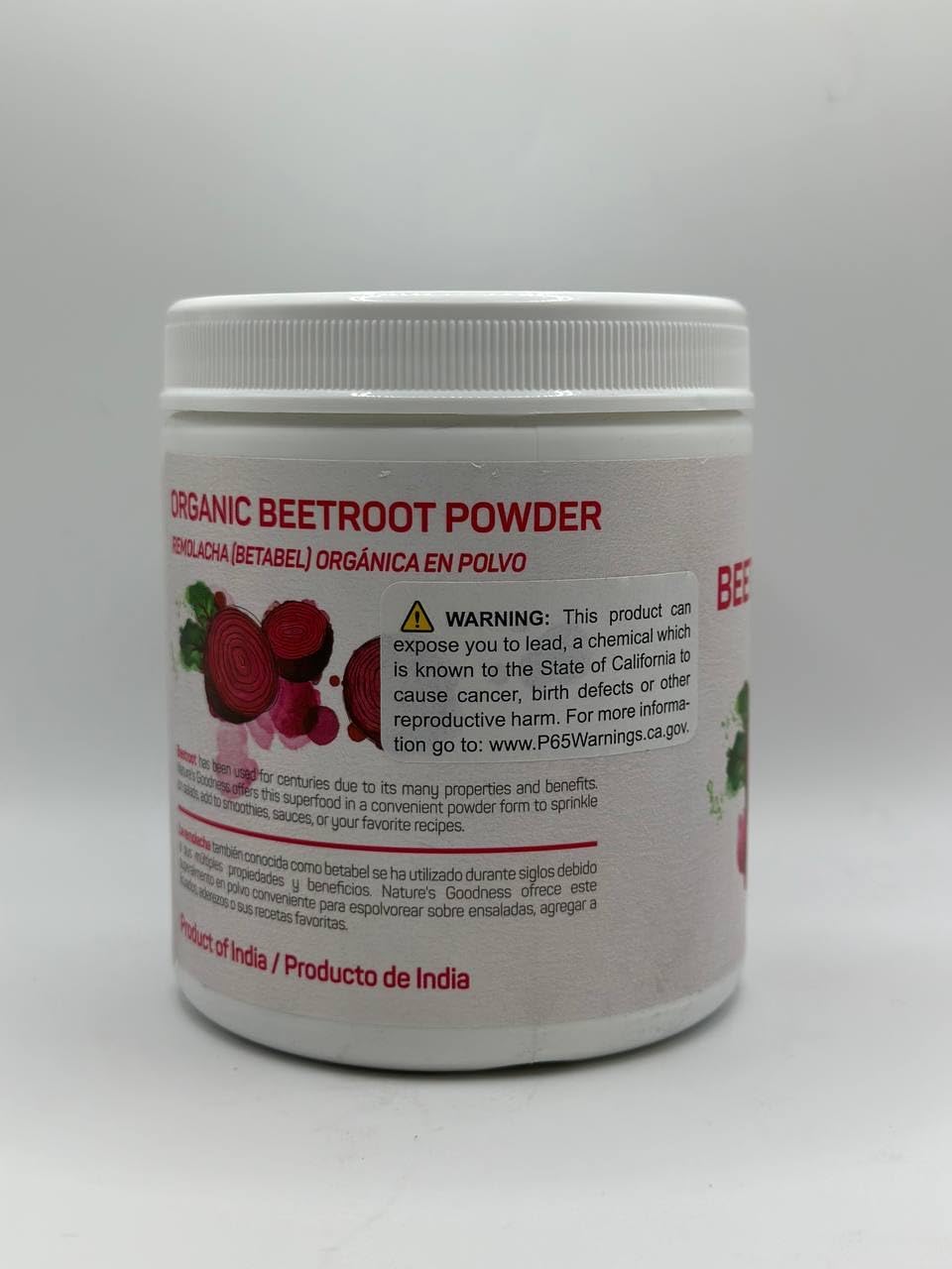 Nature’s Goodness Polvo de raíz de remolacha – 8 oz