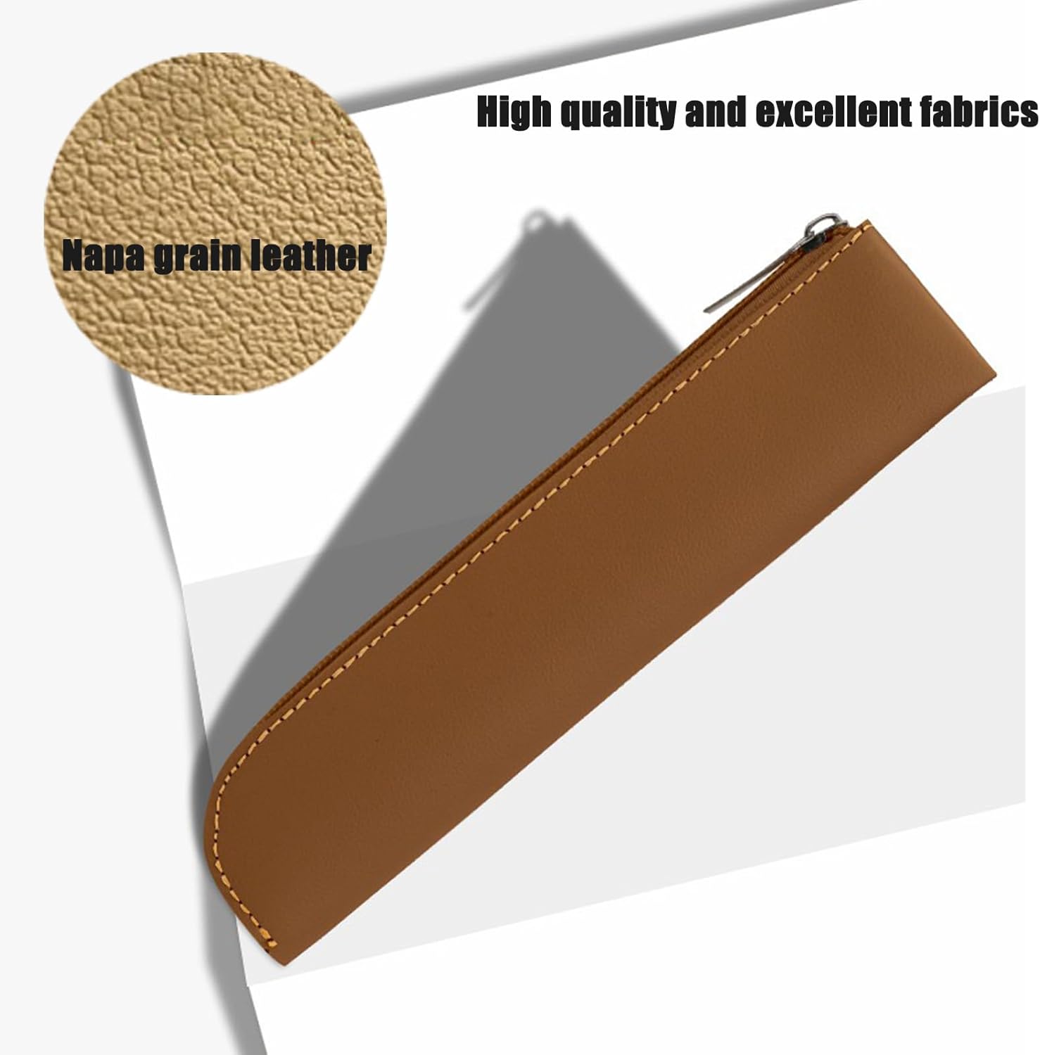 Estuche para lápices, estuche de maquillaje cosmético, bolsa de papelería, estuche de piel sintética, bolsa pequeña para lápices, bolsa de papelería
