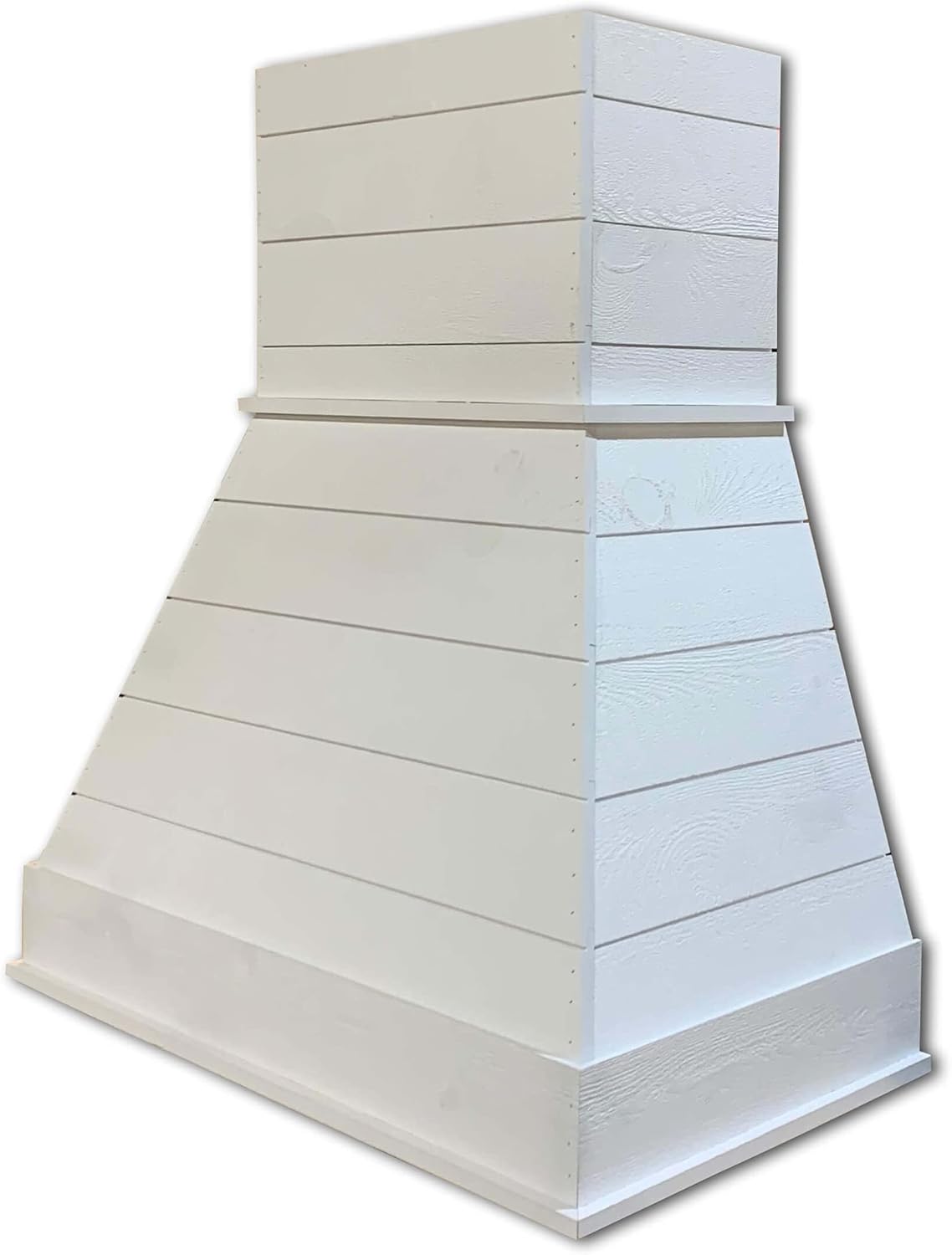 Castlewood – Campana extractora rústica de 30 pulgadas, color blanco granja (42-12 pulgadas de alto  31 pulgadas de ancho  20-38 pulgadas de