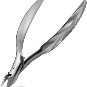 FERYES Cortadora de cutículas de mandíbula completa, cortadora de cutículas de uñas resistente con resorte integrado, herramienta removedor de FERYES Cortadora de cutículas de mandíbula completa, cortadora de cutículas de uñas resistente con resorte integrado, herramienta removedor de