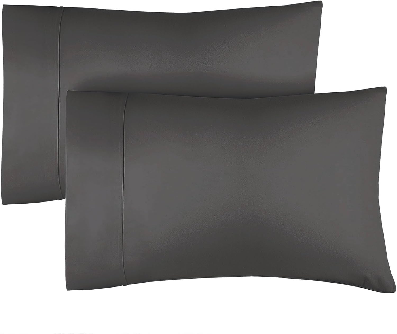 Juego de 2 fundas de almohada 100 % algodón de 400 hilos, refrescantes, transpirables y suaves, extra suaves, algodón de 400 hilos, lavables a