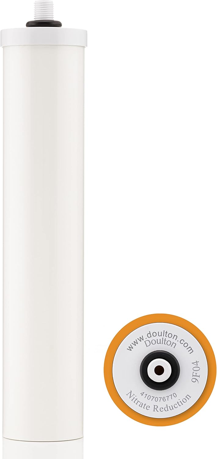 Doulton  W9125047  Filtro de agua potable con cartucho de reducción de nitrato de 10″  Rosca BSP  Para uso en la primera cámara de las carcasas