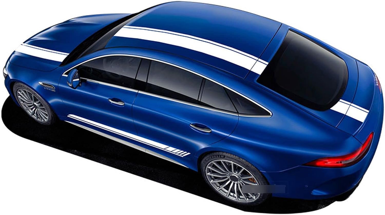 5 unids Edition One Car Hood Roof Tail Door Side Stripes Pegatinas para Mercedes Benz AMG GT 4 puertas X290 GT63 S GT43 GT53 Accesorios
