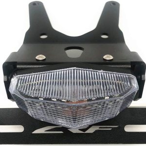 Kit eliminador de guardabarros trasero para luz de freno LED, soporte de placa de matrícula para CRF250L CRF 250L 2013-2019 (transparente) Kit eliminador de guardabarros trasero para luz de freno LED, soporte de placa de matrícula para CRF250L CRF 250L 2013-2019 (transparente)