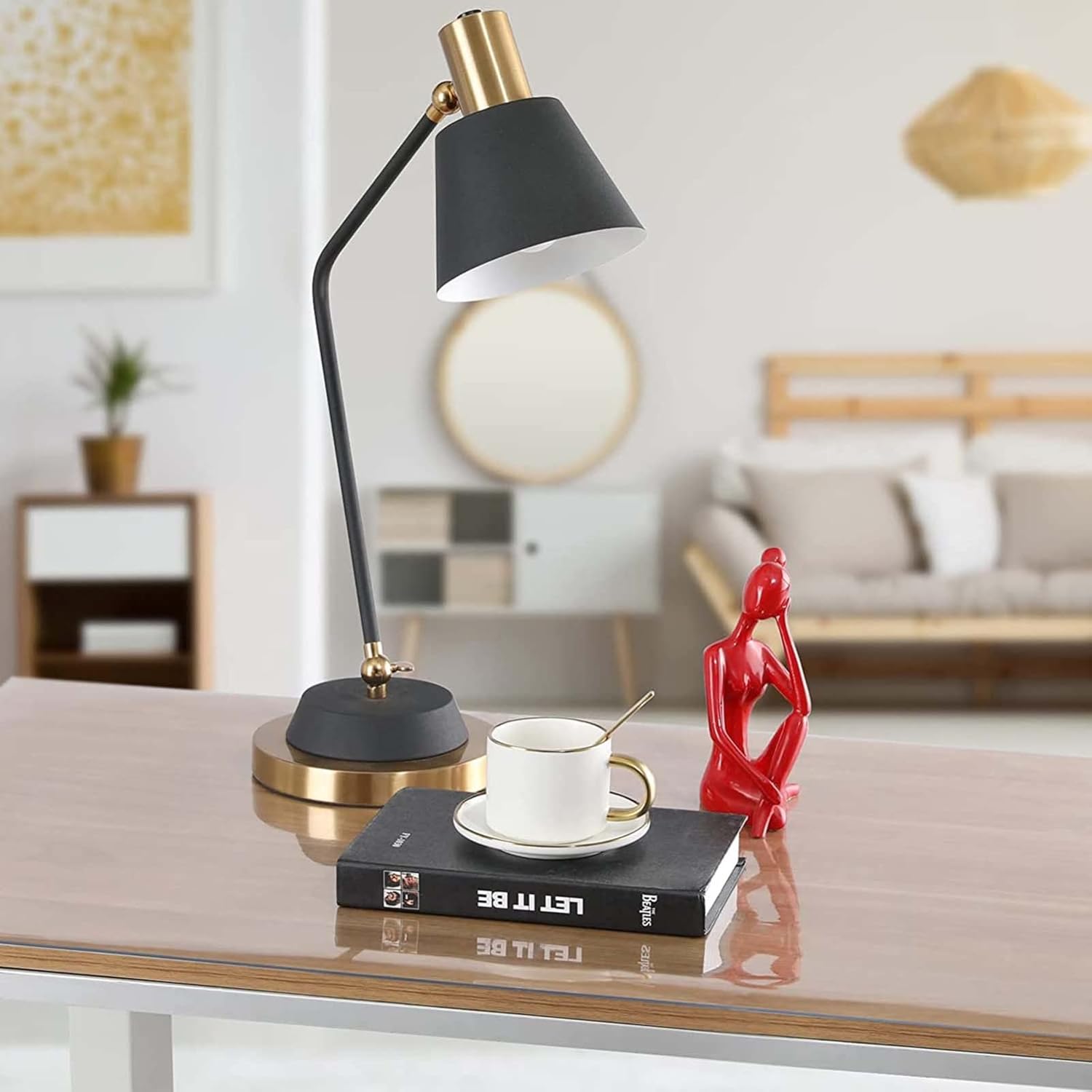 Protector de mantel de plástico transparente, almohadilla impermeable para escritorio de oficina, tapete de protección de mesa de comedor de café