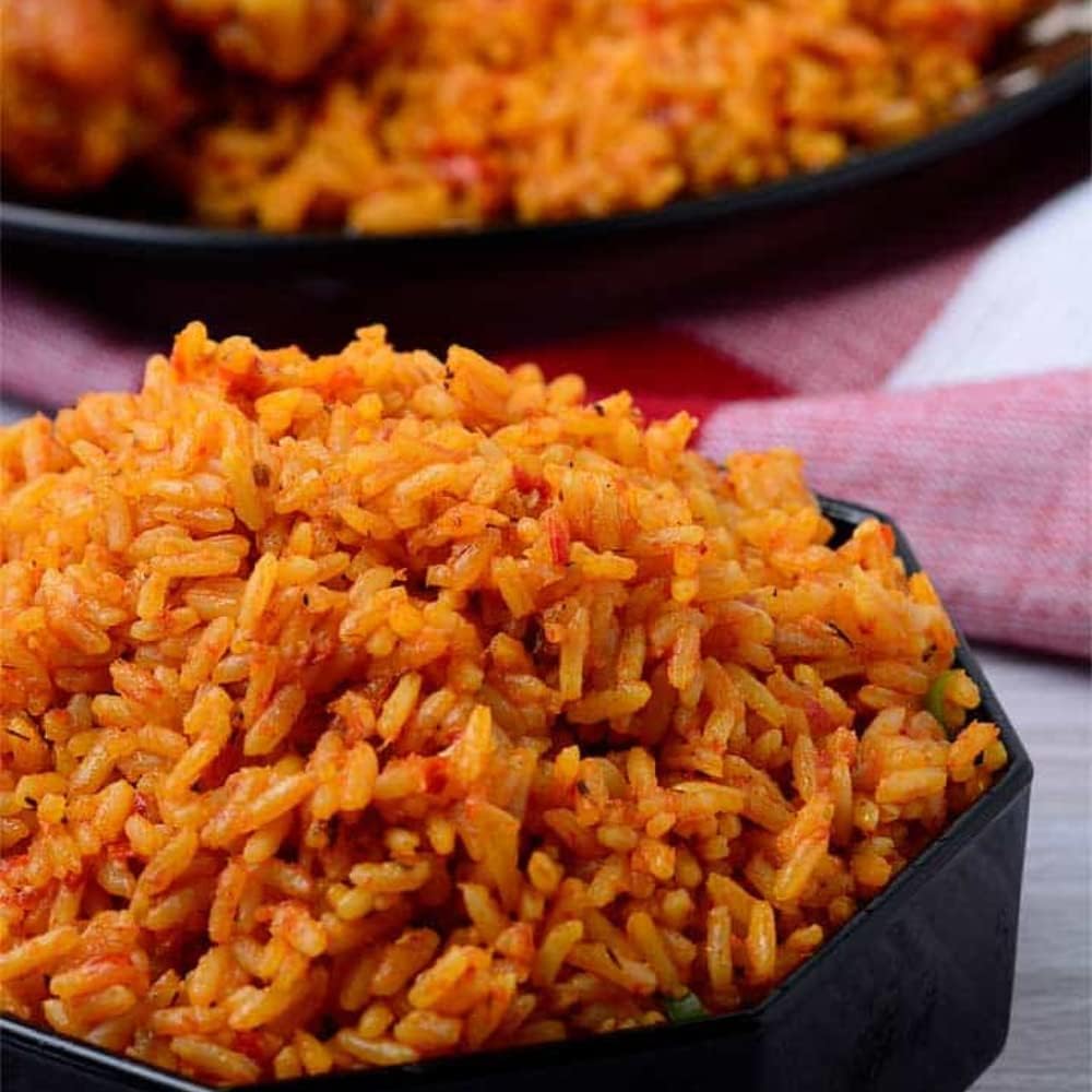 Colour Flavour Jollof Rice Spice  Sabroso arroz Jollof ahumado en minutos  El condimento perfecto para el arroz  Hecho con hierbas y superalimentos