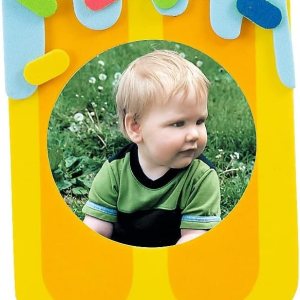 HAPPY DEALS Kit de manualidades de marco de fotos de paletas Hace 12 6.75 pulgadas Artesanías temáticas de helado para niños HAPPY DEALS Kit de manualidades de marco de fotos de paletas Hace 12 6.75 pulgadas Artesanías temáticas de helado para niños