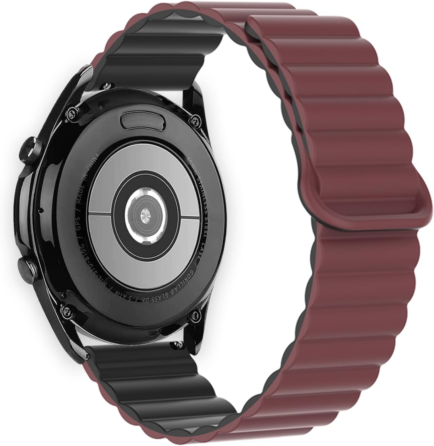 elfofle Correa de 0.866 pulgadas compatible con Samsung Galaxy Watch 3 de 1.772 pulgadasWatch 1.872 pulgadasGear S3 ClassicFrontier, correa de