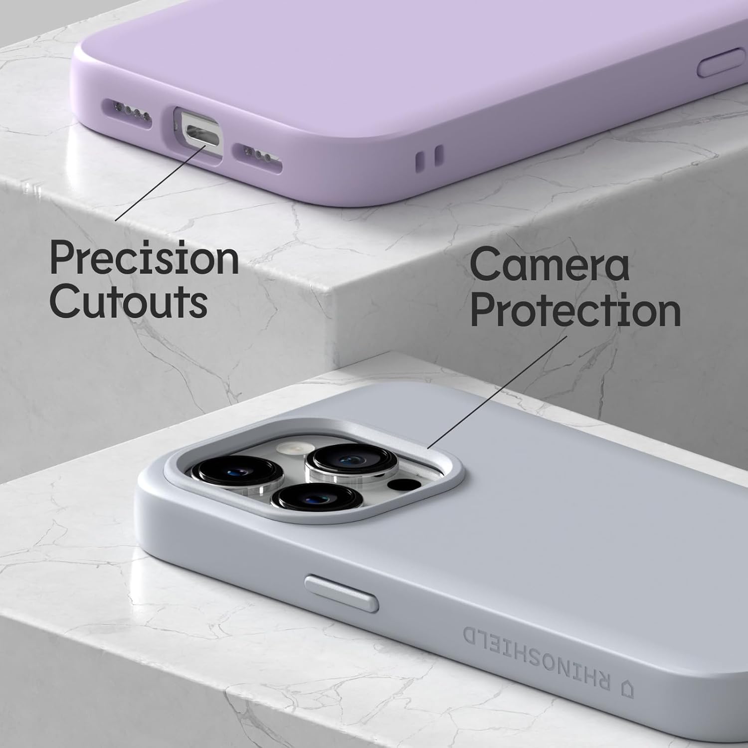RhinoShield SolidSuit – Funda compatible con Magsafe para iPhone 15, absorbente de golpes, diseño delgado, con acabado mate de alta calidad,