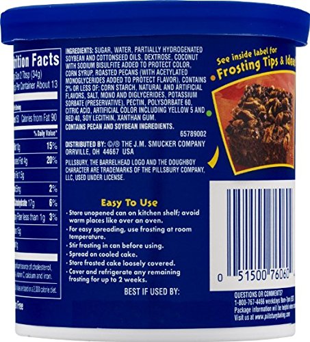 Pillsbury Creamy Supreme – Glaseado de nuez de coco 15 onzas (paquete de 3)