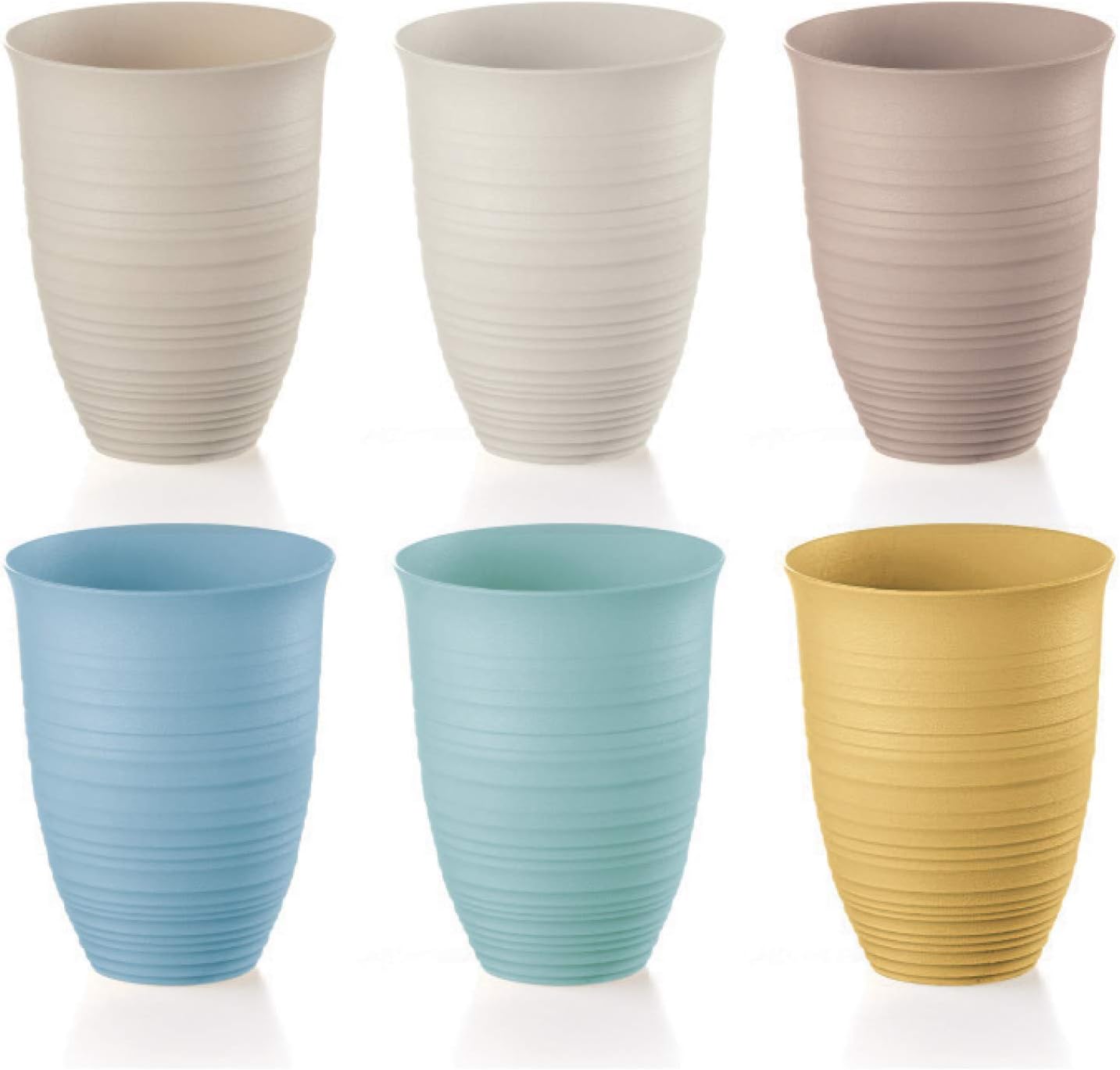 Guzzini 17950252 – Vaso grande (6 piezas, surtido TIERRA)