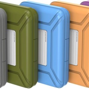 ORICO PHX5C – Funda para disco duro de 3.5 pulgadas HDDSSD 5 paquetes de disco duro portátil con caja de almacenamiento protectora antiestática y a ORICO PHX5C – Funda para disco duro de 3.5 pulgadas HDDSSD 5 paquetes de disco duro portátil con caja de almacenamiento protectora antiestática y a