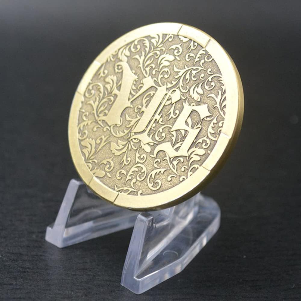 Novedad Decision Maker Flipping Coins SÍ NO Challenge Coin (Oro)