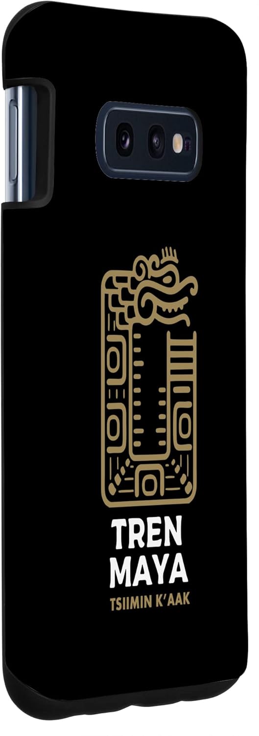 Funda de tren maya para Galaxy S10e Tren Maya