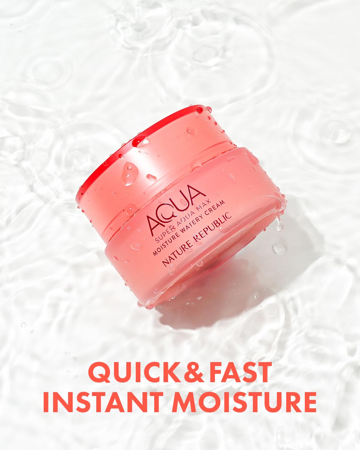 Nature Republic Crema acuosa Super Aqua Max Moisture 2.7 Fl Oz para piel seca