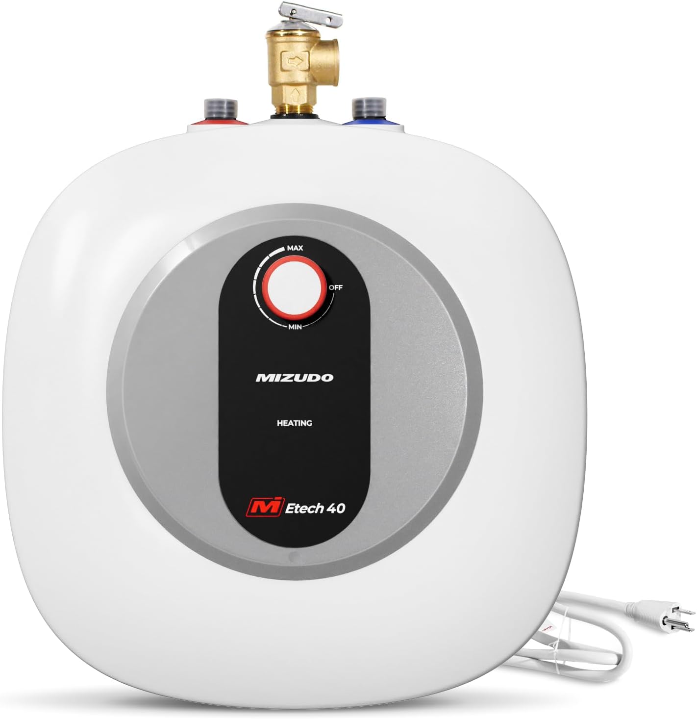 Calentador de agua eléctrico con mini tanque, 4.0 galones, punto de uso, calentador de agua caliente instantáneo de 120 V 1440 W, debajo del
