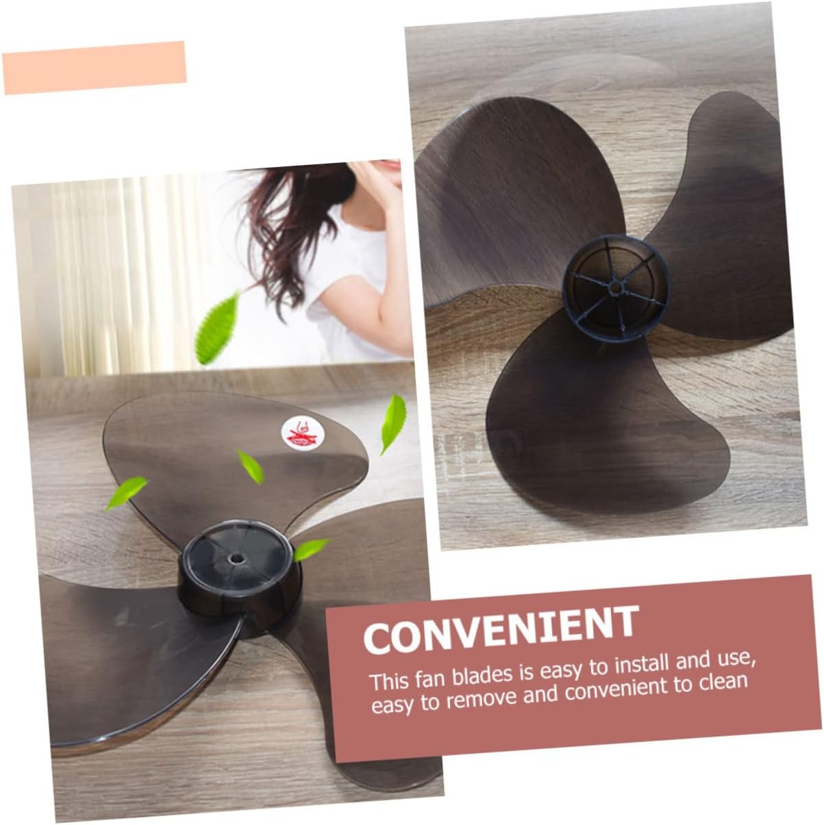 SOESFOUFU Ventiladores de aspas de ventilador para el hogar, accesorios de interior, ventilador de pie, ventilador de mesa, ventiladores de piso,