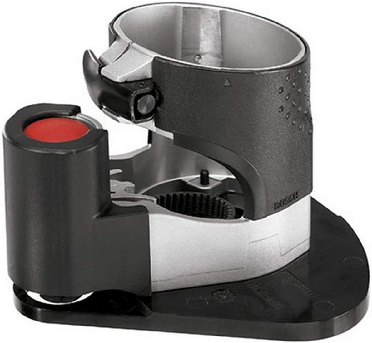 BOSCH PR004 Base de desplazamiento con guía de rodillos para los enrutadores de palma BOSCH Colt PR20EVSK y PR20EVSNK, negrogris