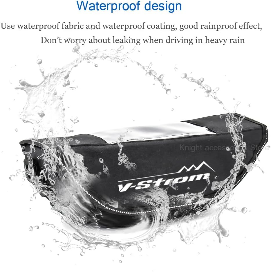 WWB Para V-strom 250 V-Strom 1000 V-Strom 650 V strom accesorio de la motocicleta impermeable y a prueba de polvo manillar bolsa de almacenamiento
