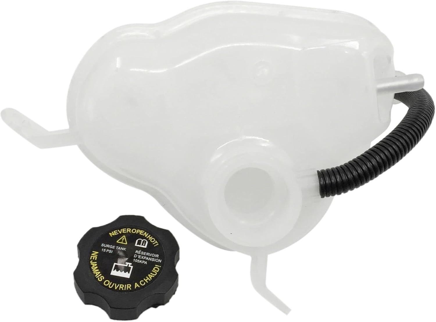 Unaykolb Botella de tanque de expansión de refrigerante para Chevrolet Equinox LS 2006-2009 para Chevrolet Equinox LT 2006-2009 para Chevrolet