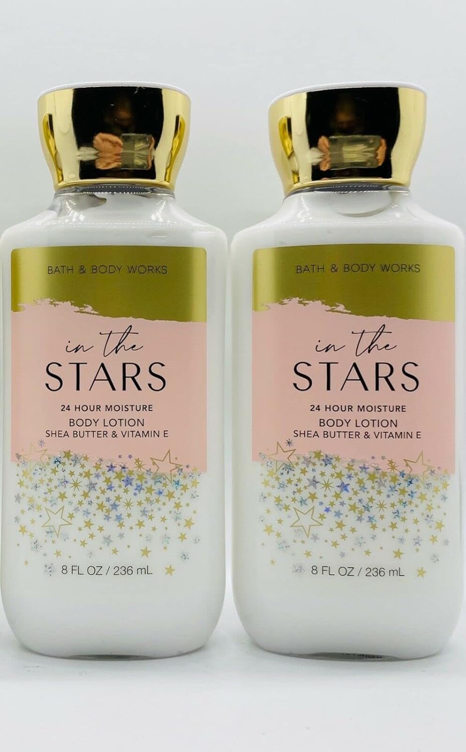 Bath and Body Works – Juego de loción corporal súper suave, regalo para mujeres, 8 onzas, paquete de 2 unidades (In The Stars))