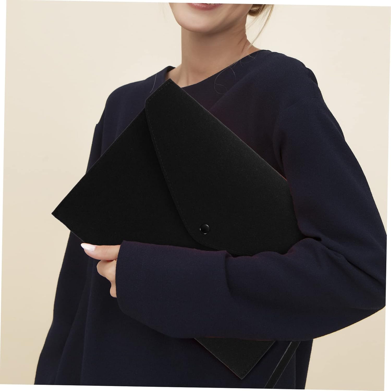 Ciieeo Bolsas de papel de fieltro, bolsas de almacenamiento de lápices, carpetas de fieltro con cremallera, bolsas de archivo de documentos, soporte