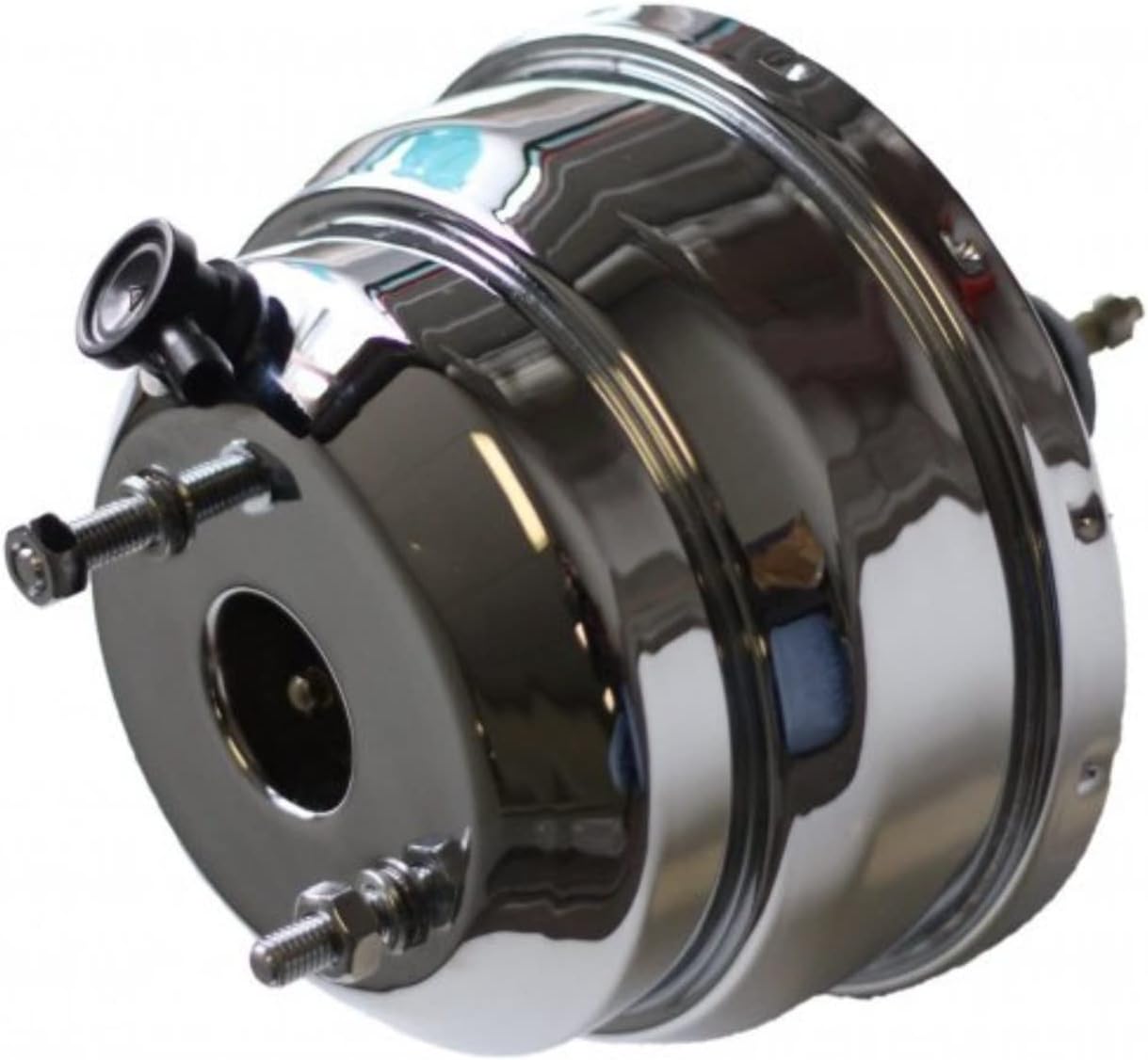 LEED BRAKES Booster de potencia dual de 8 pulgadas con kit de soporte (cromo)