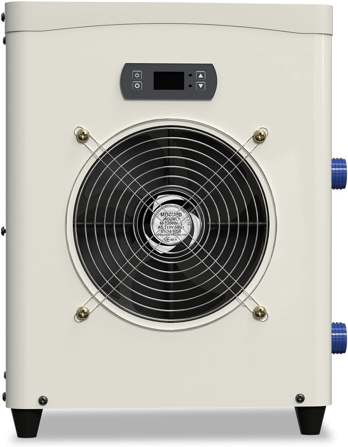 ABORON – Calentador de agua para piscinas sobre el suelo, bomba de calor de piscina, 14300 BTUh, hasta 2300 galones, 110V  120V60Hz