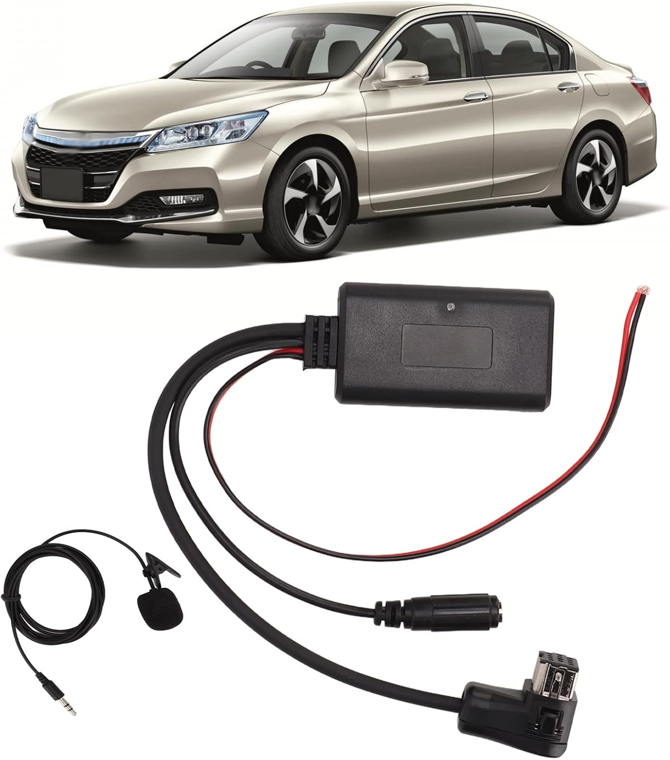 Fydun Pioneer Adaptador Bluetooth Bluetooth inalámbrico AUX conector para audio módulo estéreo cable de audio estéreo adaptador de entrada AUX con