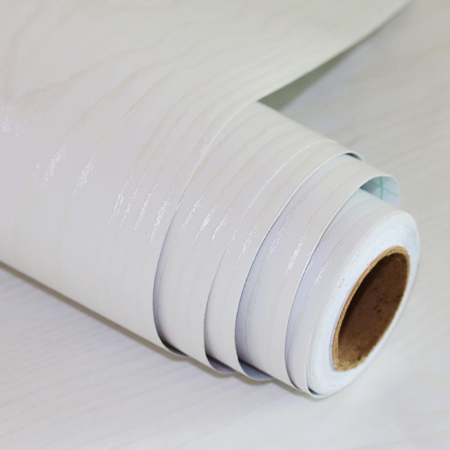 weiseni Papel de contacto de madera para encimeras de 15.7 x 78.7 pulgadas, papel tapiz de grano de madera autoadhesivo para gabinetes que cubren