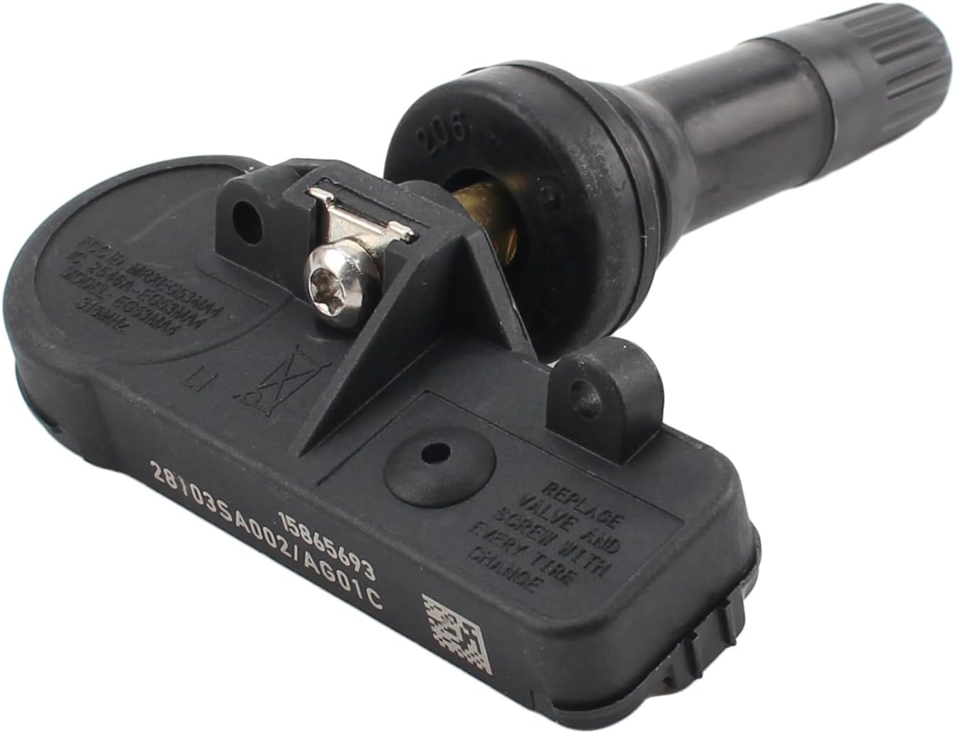 AUTOKAY Sensores de presión de neumáticos, 315 MHz TPMS Sensores de sistema de monitoreo de presión de neumáticos para Subaru Impreza Tribeca WRX