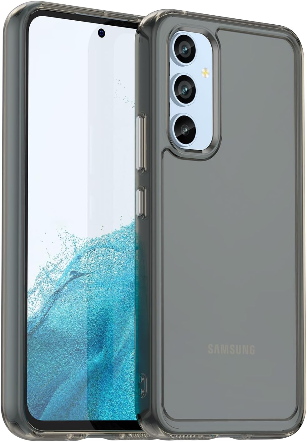 KOARWVC Funda transparente para Galaxy A54 5G, Samsung A54 SM-A546U, funda suave y transparente de TPU a prueba de golpes, funda delgada para