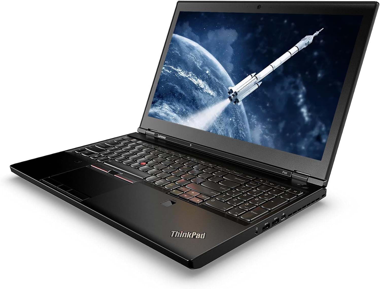 Lenovo ThinkPad P50 Workstation Laptop – Windows 10 Pro – Intel Xeon E3-1505M, 16 GB de RAM, 512 GB SSD 15.6 FHD IPS (1920 x 1080), NVIDIA Quadro