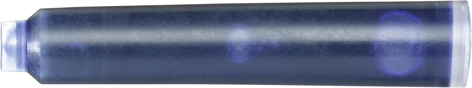 Stabilo EASYbuddy – Pluma estilográfica escolar pastel con punta zurda en azul nube, color tinta (borrable), bolígrafo individual, incluye cartucho