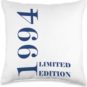 Born Vintage Limited Edition Retro Birth Year 1994 Throw Pillow, 16×16, Multicolor Born Vintage Limited Edition Retro Birth Year 1994 Throw Pillow, 16×16, Multicolor