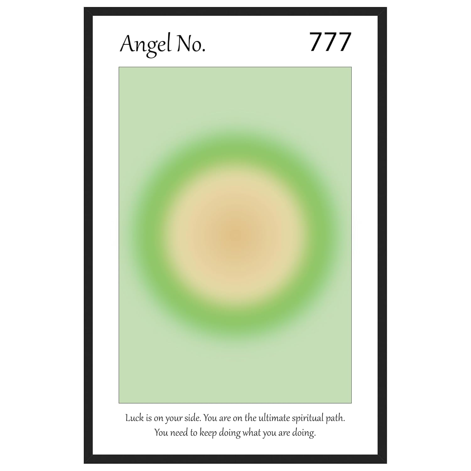 777 Angel Number Wall Art Poster, Energy Aura Gradient Posters Print, Spiritual Vibrant Gradient, Astrology, Spirit Guide, Spirituality Poster for