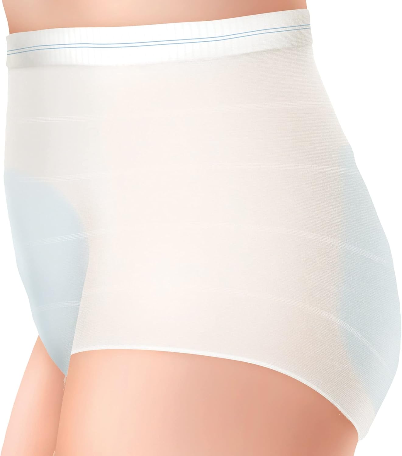 TENA Comfort – Pantalones de fijación de punto para incontinencia, pequeñomediano, azul, 2 unidades