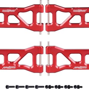 Hobbypark Juego de brazos de suspensión de aluminio (delanteros y traseros) para Traxxas 118 LaTrax Teton Upgrades Desert Prerunner, piezas de Hobbypark Juego de brazos de suspensión de aluminio (delanteros y traseros) para Traxxas 118 LaTrax Teton Upgrades Desert Prerunner, piezas de