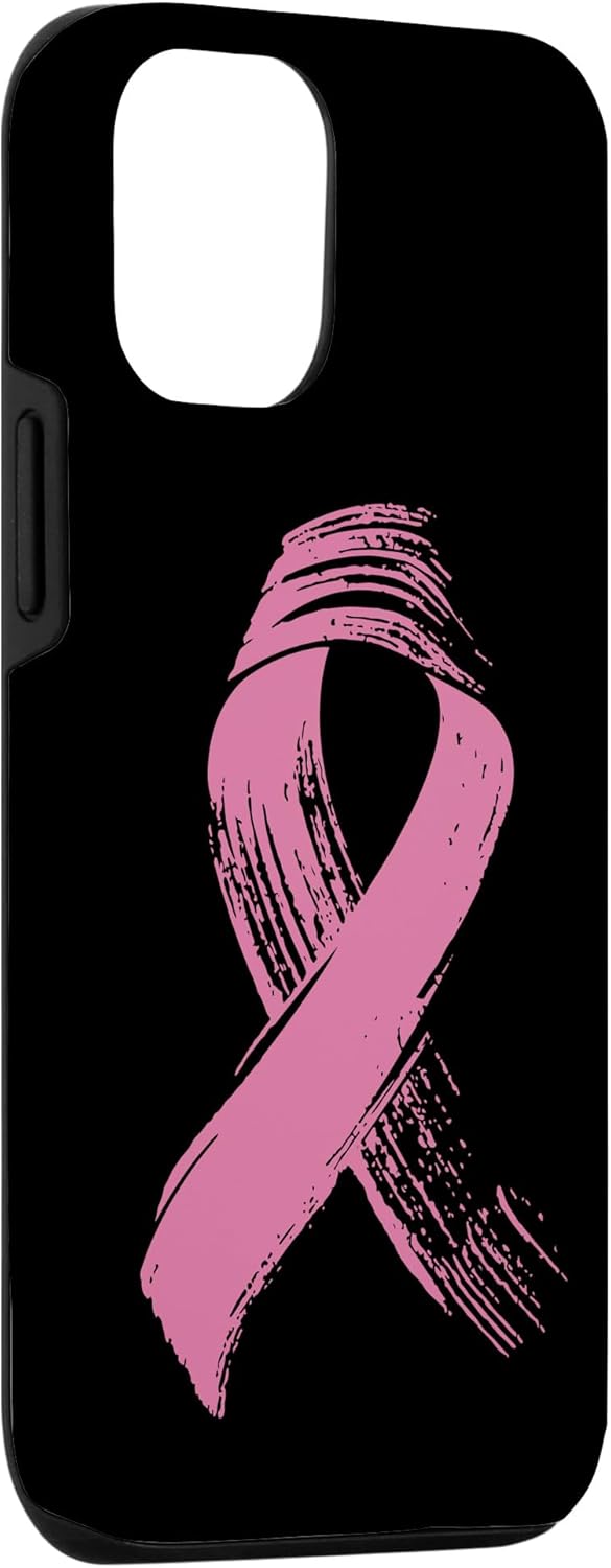 iPhone 14 Cinta Rosa Cáncer de Mama – Estuche de Concientización sobre el Cáncer de Mama