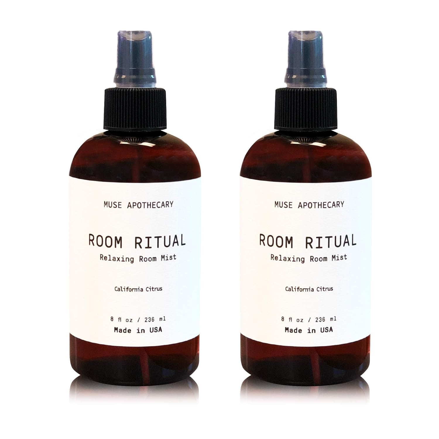 Muse Bath Apothecary Room Ritual – Rocío aromático y relajante para habitación, 8 onzas, infundido con aceites esenciales naturales, cítricos de